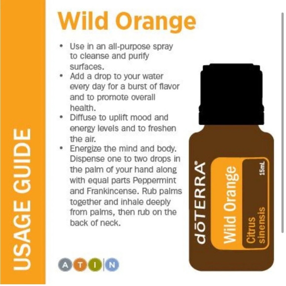 DoTerra | Wild Orange Essential Oil - 15ml - New unopened - Picture 2 of 2